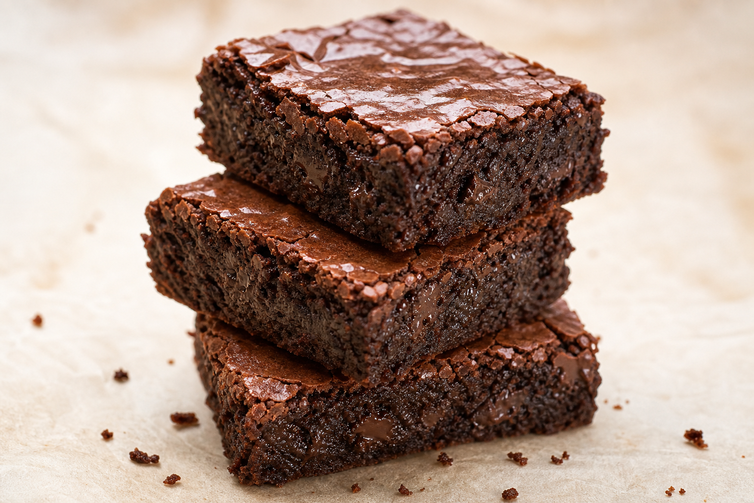 Fudgy chocolate brownies
